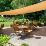 Sonnensegel öffentlich - Terrassenbereich in der Außengastronomie